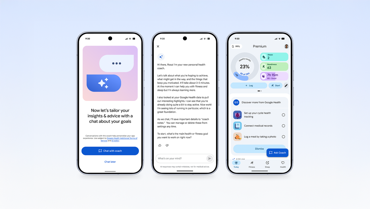 Google Health Coach is becoming globally available