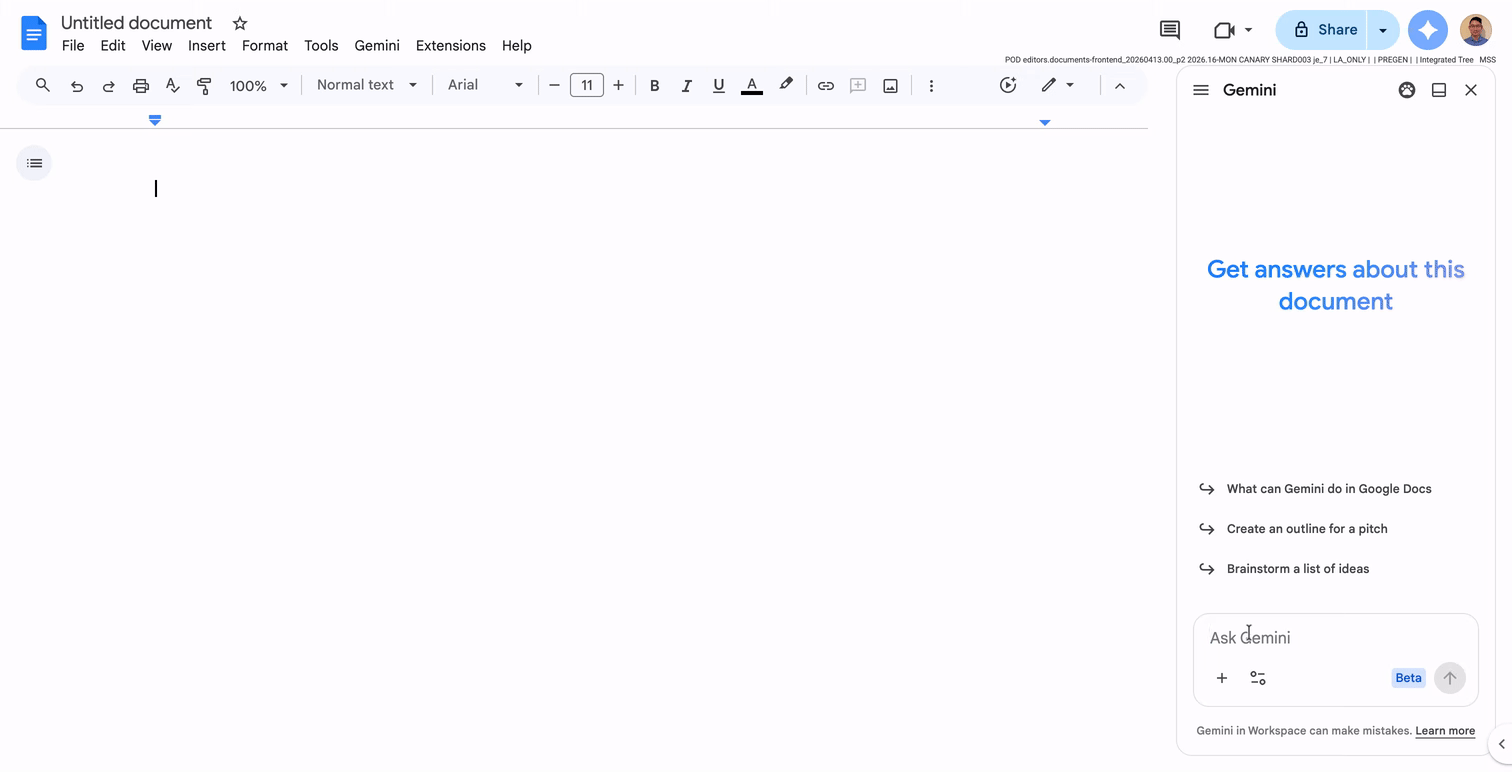 Set custom instructions for Gemini in Google Docs