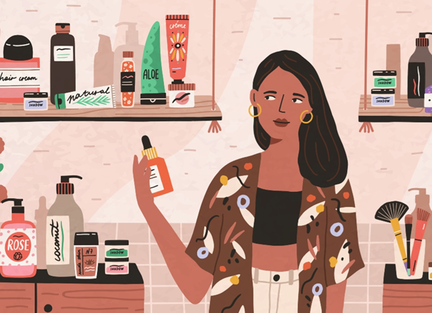 Utiliser moins de cosmétiques permet de réduire rapidement l’exposition à certains polluants chimiques et perturbateurs endocriniens comme le bisphénol A