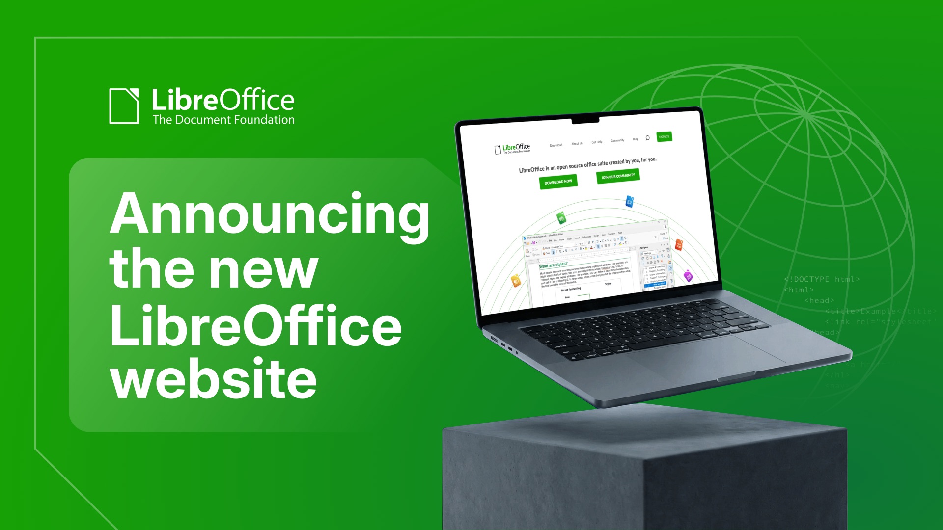 Announcing the new LibreOffice website!